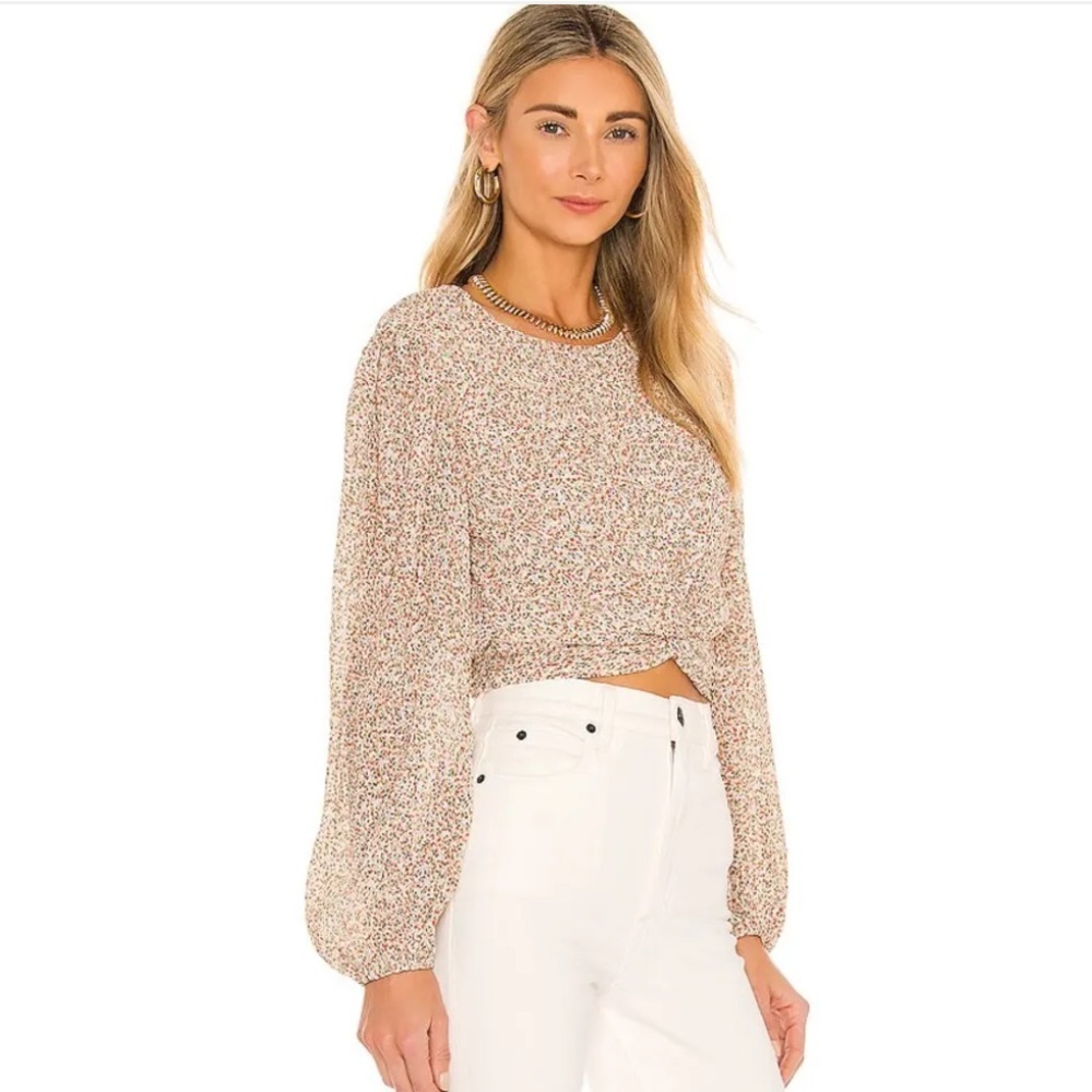 Twist multicolor blouse top - Picture 4 of 4